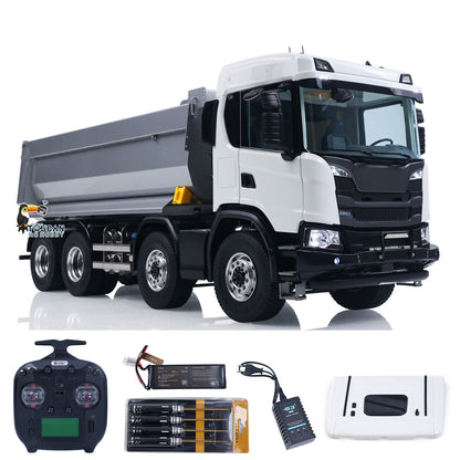 TOUCAN RC HOBBY Double E E118-001-G540 1/14 8X8 RC Hydraulic Dumper Remote Control Tipper 2Speed Transmission for Hobbyists