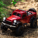 1/18 RC Off Road Vehicle C8813 4*4 2.4GHz Remote Control Simulation Pickup Truck Climbing Car RTR Brushed Motor Waterproof ESC