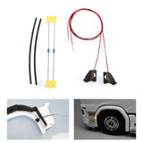 3V Front Wheel Eyebrow Light Plastic LED Lamp for DIY Tamiya 1/14 RC Tractor Truck Model 770S 8???????¡§?????????¡ì??|4 56371 6???????¡§?????????¡ì??|4 56368 Upgrade Parts