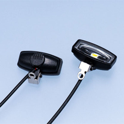 1 Paar Kunststoff-LED-Scheinwerfer 2,2 V-3 V Stirnlampe für DIY TAMIYA 1/14 RC Traktor-LKW-Modell Crawler Offroad-Auto-Dumper Teile Spielzeug