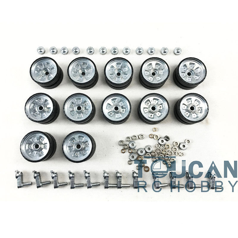 Verbesserter Henglong 1/16 TK7.0 Russischer T90, fahrbereit, funkgesteuerter Panzer, 3938 Metallketten, Kettenräder, Leiträder, Rauchgeräusche