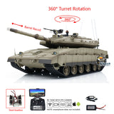Henglong 3958 1/16 RC Tanks IDF Merkava MK IV Standard Edition FPV Camera Barrel Recoil Radio Battery RTR Toys Models