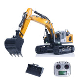 XDRC 1/14 945 Metal RC Hydraulic Excavator Remote Control Digger Assembled Painted Hobby Model Sound Light System