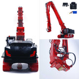 In Stock CUT 1/14 K970-300 Metal RC Hydraulic Excavators Model Remote Control Demolition Machine 5048 Brushless Motor CNC Alloy Chassis