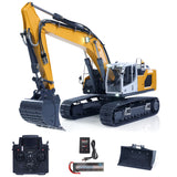 1:14 Hydraulic RC Excavator Remote Control for Model 945 with PL18EV Radio System 5CH Reversing Valve Bucket Quick Coupler