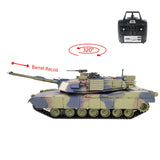 2.4G Henglong 1/16 7.0 Mainboard Plastic M1A2 Abrams RTR RC Tank 3918 Barrel Recoil BB IR Battery Smoke Radio 320 Degree Turret