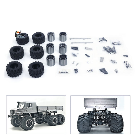 Monster Truck Upgrade Set Wheel Hub Suspension For JDM-158 1/14 6X6 Remote Control Tractor Truck RC Off Raod Lorry Car DIY Model