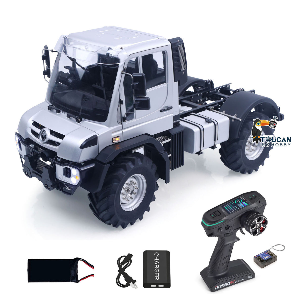 TOUCAN RC HOBBY RTR 4X4 1/14 Remote Control Rock Crawler U535 Lite RC Off Road Vehicle 2Speed Transmission Metal Chassis Differential Locks Light Sound