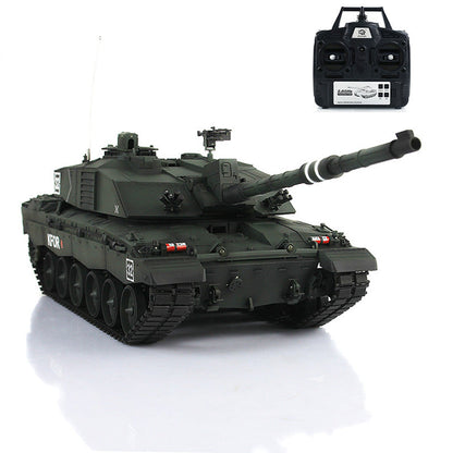 Henglong 1/16 2.4G TK7.0 Plastic British Challenger II 3908 RTR RC Tank Armored Vehicle Model BB Unit Infrared Combat Smoke