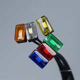 2,2 V-3 V LED-Warnleuchte aus Kunststoff, Markierungslampe für DIY TAMIYA 1/14 RC Traktor-LKW-Modell, Anhänger, Kipper, Straßenrettungsfahrzeug