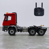 3363 RC Lorry Car 1/14 Radio Controlled Tractor Truck Model 6x6 NO Lock Differential Axle 2Speed 10CH Radio Brush Motor ESC