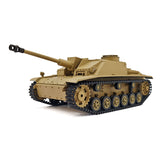 2.4G Henglong 1/16 7.0 Plastic German Stug III RTR RC Tank Model 3868 BB IR Steel Gearbox 1800MAH Battery Radio Sound Lights