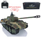 Henglong Plastic 1/16 TK7.0 3879/3878 German Panther G Soviet KV-1 RTR RC Tank 360 Degrees Turret Infrared Combat BB Smoke Metal Barrel
