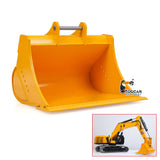 Metal Grading Bucket for 1/12 Hydraulic Remote Control Tracked Excavator C395 LR976 E650 RC Digger Model Construction Vehicle