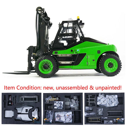 TOUCAN RC HOBBY LESU 1/14 Heavy Unassembled and Unpainted RC Hydraulic forklift Kits Radio Control Truck Model Aoue-LD160S Wooden Pallet