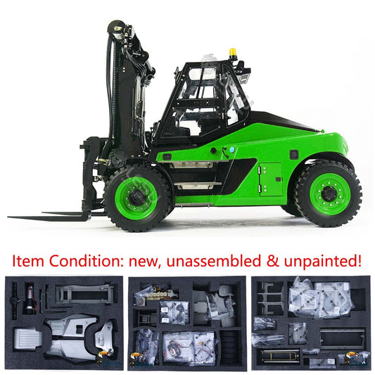 TOUCAN RC HOBBY LESU 1/14 Heavy Unassembled and Unpainted RC Hydraulic forklift Kits Radio Control Truck Model Aoue-LD160S Wooden Pallet