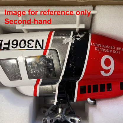 Fast Free Shipping Second Hand UK Stock 2.4G RC Scale FlyWing BELL 206 Helicopter 4 Blade Rotor Remote Control Aircraft GPS Brushless Motor Battery RTF Smart Drone Gift