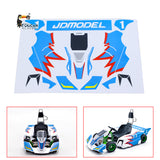 Kart Sticker Set 298B4 for JDM 298B 1/10 Semi Metal 4x2 Remote Control Racing Car Durable Decoration Unlimited Retrofit Model