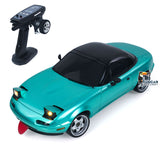 LDRC LD1804 1/18 2.4G 4X2 Remote Control Drift Car Brushed Motor ESC Servo Light System RC Racing Vehicle Assembled Model
