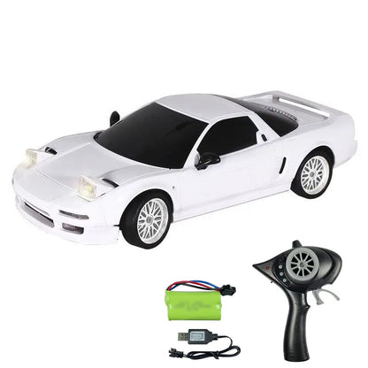 1/18 LDRC 2,4G Funkgesteuertes Drift-Automodell 4?????¨¬????¡§?|2 Rennfahrzeug Lineargeschwindigkeit 10 km/h Flip-Light-Batteriemotor USB-Ladespielzeug
