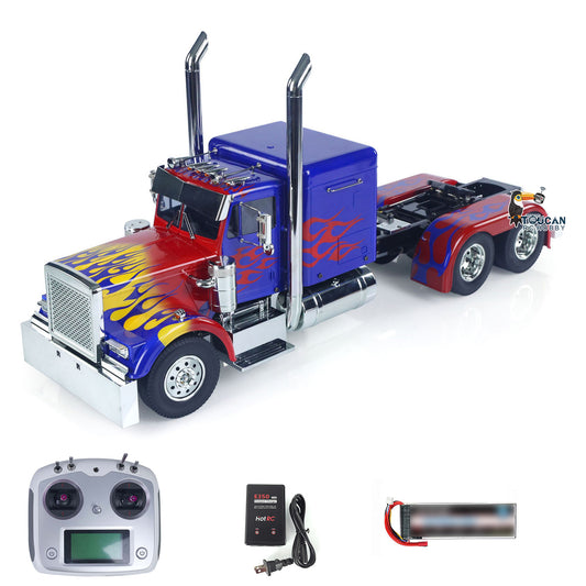 Pre-Order TOUCAN RC HOBBY 6x4 RC Tractor Truck 1/14 56344 RTR I6S Radio Control Car Sound Light Smoke Unit Three-speed Transmission Assembled Painted