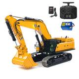 Heavy Machine 1/14 RC Hydraulikbagger 395F Fernbedienung Metallbagger RTR Modellauto 1.0L Doppelpumpe Frsky X14 Funkbatterie