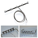 LED-Lampe 3 V-7 V Kunststoff-Dachscheinwerferplatine für 1/14 ferngesteuerten Sattelzugmaschinen-DIY TAMIYA 770S 56368 56371 Modellfahrzeug