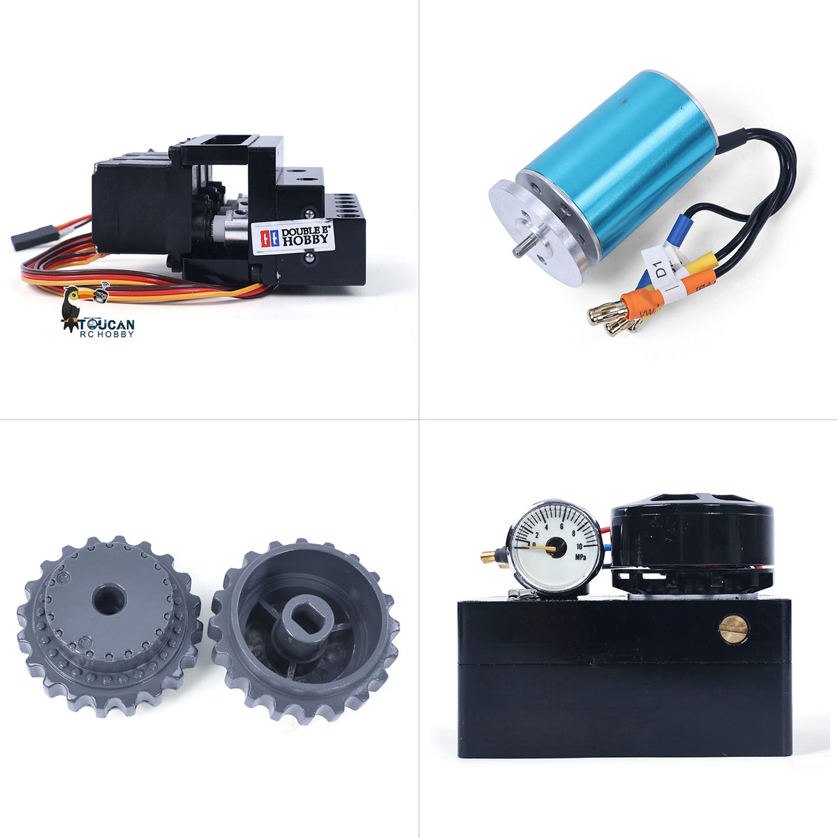 TOUCAN RC HOBBY Double E EC160E 1/14 Alloy RC Hydraulic Excavator Wireless Control Diggers Engineering Vehicle Brushless Motor for Adults