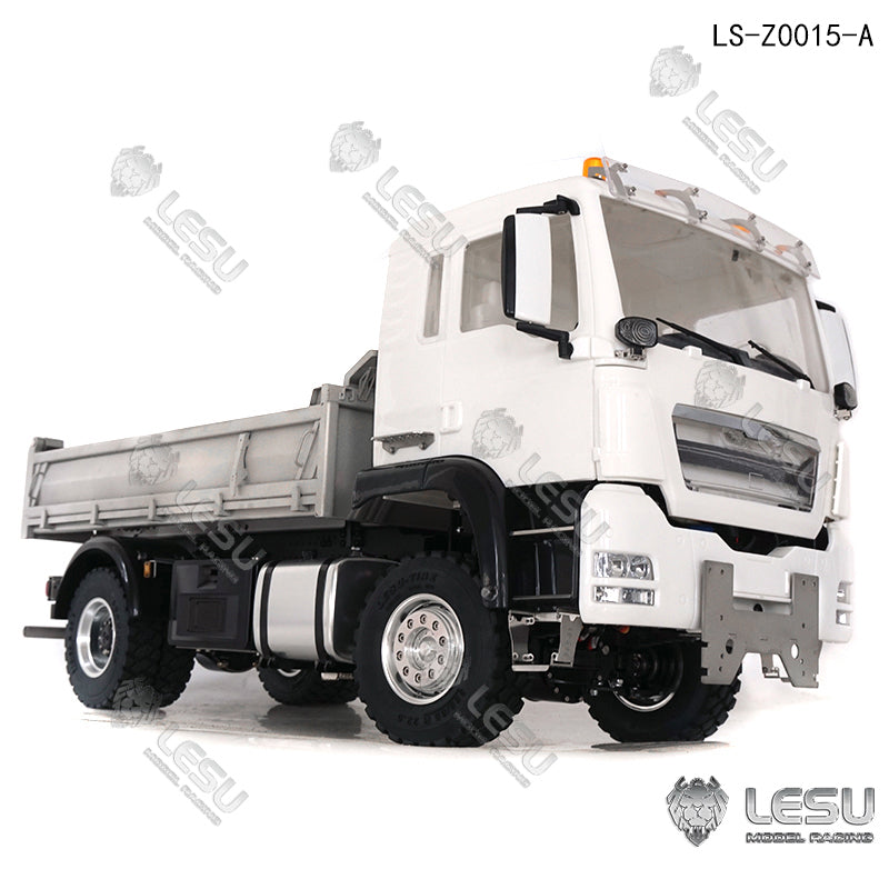 TOUCAN RC HOBBY LESU 1/14 Metal 4*4 Chassis TGS Hydraulic Dumper Truck Model Decorative Light Parts Opitonal Versions Battery Charger