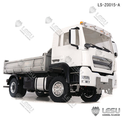 TOUCAN RC HOBBY LESU 1/14 Metal 4*4 Chassis TGS Hydraulic Dumper Truck Model Decorative Light Parts Opitonal Versions Battery Charger