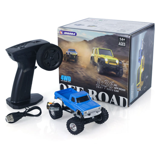 TOUCAN RC HOBBY Fast  Free Shipping JABAILE 3602 1/36 4WD 2.4G Radio Controlled Off Road Vehicles Mini Crawler Car Battery Lights RTR RC Toys Gift