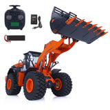1/14 JDM 198 RC Hydraulic Loader RTR ZW370 Construction Vehicles Painted Model W/ Sound & Light Systems ESC Motor Servo Battery