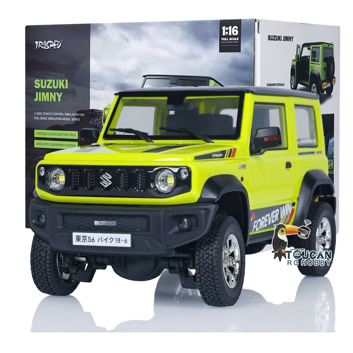 HG 1/16 4x3 RC Geländewagen Elektro Ferngesteuertes Crawler Kletterauto Sound Licht Rauch Lackiert Zusammengebaut 