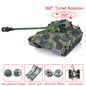 Henglong 1/16 TK7.0 Promotion German King Tiger Henschel RTR RC Tank 3888A 360 Degrees Turret Smoke BB IR Metal Barrel Tracks Sprockets Idlers Wheels Gearbox