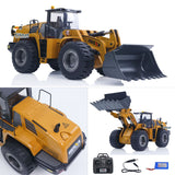 Fast Free Shipping 1/14 HUINA Toys 2.4G Radio Controlled Loader 1583 Electric Lifting System Lights Sound RC Construction Vehicles Assembled