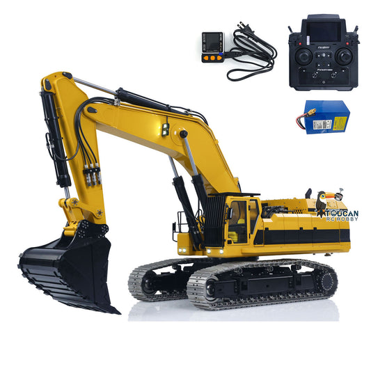 TOUCAN RC HOBBY Metal 395F 1/12 RC Hydraulic Excavator Remote Control Digger 6-Way Valves Dual Pump Brushless Motor Paladin PL18EV LITE Radio System