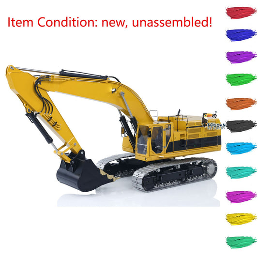 In Stock TOUCAN RC HOBBY LESU C374F 1/14 Metal Hydraulic RC Excavator Realistic Digger Model B0001 KIT Hobbywing Brushless ESC 6CH Brass Valve Light System for Backyard Fun