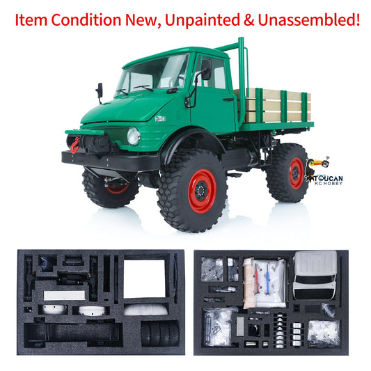 TOUCAN RC HOBBY LESU UM406 4X4 1/10 Metal RC Off-Road Vehicles Z001 KIT 2 Speed Transmission Winch DIY Parts for Model Enthusiast