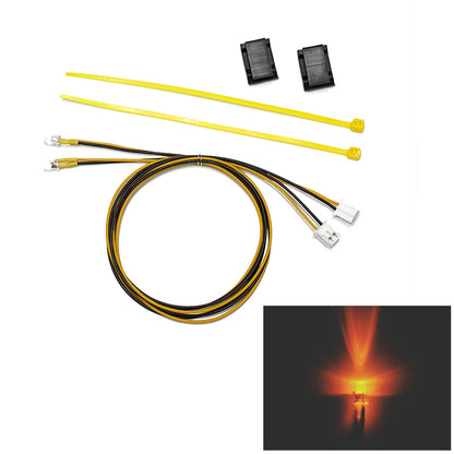 3mm Kunststoff LED-Licht Warnlampe Perle 2,3 V-3 V für DIY TAMIYA 1/14 RC Traktor LKW Lader Crawler Off Road Auto Modell Spielzeug Teil