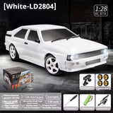 LDRC 1/28 LD2802 4WD 2.4G Remote Control Drift Car ESC Servo RC Racing Vehicle Motor Protection Full Nylon Frame RTR Model Toy