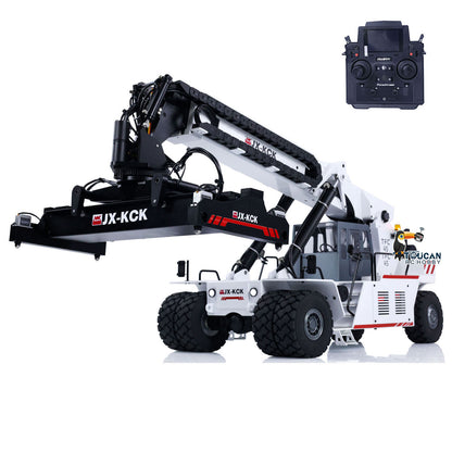 JX-KCK TFC45 1/14 RC Hydraulischer Reach Stacker Funkgesteuerter Containerstapler Lackiertes, montiertes Modell PNP-Version