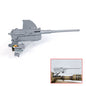 RC Tank Machine Gun For Heng Long CS 1/16 3918 M1A2 Abrams Remote Control Tracked Military Vehicle Replacement Accessories
