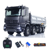 1/14 Kabolite K3367 8x8 Metal Hydraulic RC Tipper Remote Control Dump Truck Sonud Light 2Speed Model Battery ST8 Radio Axle Lock