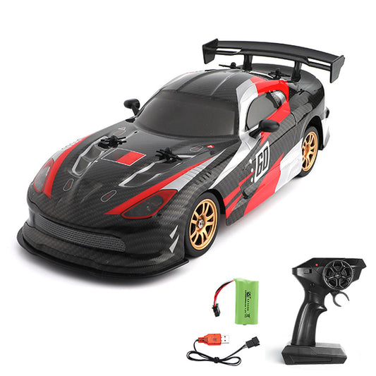 TOUCAN RC HOBBY 1/16 2.4G RC Drift Car Q116 Wireless Control 4*4 Plastic Racing Vehicle Drifter with 370 Brushed Motor LED Lights Ready to Go