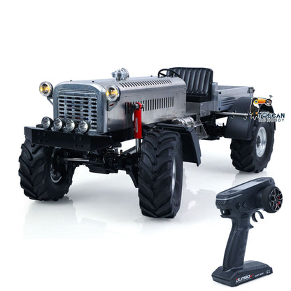 TOUCAN RC HOBBY MD 4WD 1/10 Metal RC Tractor MD009 Remote Control Off Road Car Dual Motor Winch Axles Diff Lock Radio Light System No Battery