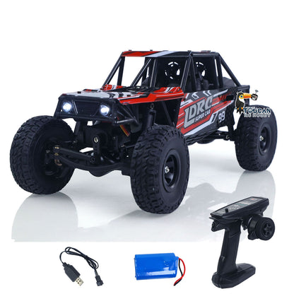 LDRC LD18499 1/18 2,4G RC Kletterauto 4*4 Ferngesteuertes Fahrzeug 280 Bürstenmotor ESC Ready to Go Batterie Servo USB Ladung