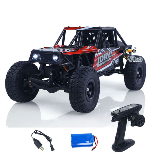 TOUCAN RC HOBBY LDRC LD18499 1/18 2.4G RC Climbing Car 4*4 Remote Control Vehicle 280 Brushed Motor ESC Ready to Go Battery Servo USB Charge
