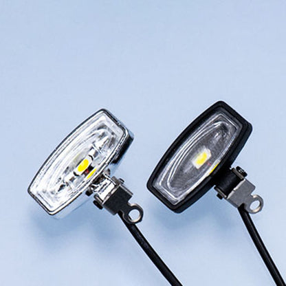 1 Paar Kunststoff-LED-Scheinwerfer 2,2 V-3 V Stirnlampe für DIY TAMIYA 1/14 RC Traktor-LKW-Modell Crawler Offroad-Auto-Dumper Teile Spielzeug