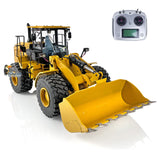 JZM DIM-C950 Metal 1/12 RC Hydraulic Loader Remote Control Construction Vehicle 3CH Valve 2-Speed Gearbox for Garden landscaping