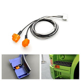 Foot Pedal Light Plastic 3V LED Turn Lamp for DIY TAMIYA 1:14 Remote Control Tractor Truck R620 R470 Model Car Accessorie Upgrade